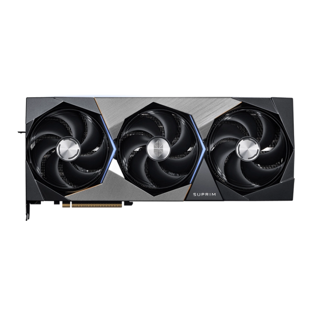 MSI Nvidia Graphic Card RTX 5080 16G SUPRIM SOC 16GB DDR7 Triple Fan view 2
